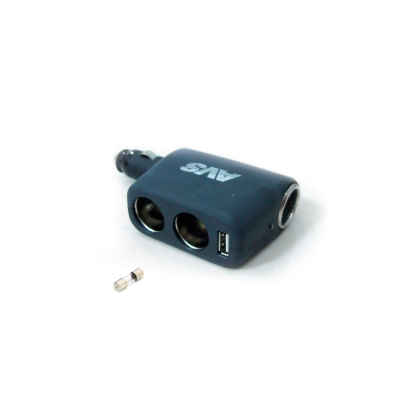 Разветвитель прикуривателя AVS CS311U, со светодиодной подсветкой, 3 выхода + USB, 12/24В43264 Разветвитель прикуривателя AVS CS311U, со светодиодной подсветкой, 3 выхода + USB, 12/24В43264Разветвитель прикуривателя AVS CS311U увеличивает количество гнезд прикуривателя и рассчитан на подключение нескольких различных электрических приборов, например, автомобильного чайника или термокружки. Это устройство незаменимо при выездах на природу, да и просто в поездках по городу.Максимальная мощность подключаемых устройств: 120 Вт.Максимальный потребляемый ток подключаемых устройств: 10 А.USB-порт: 1 А.