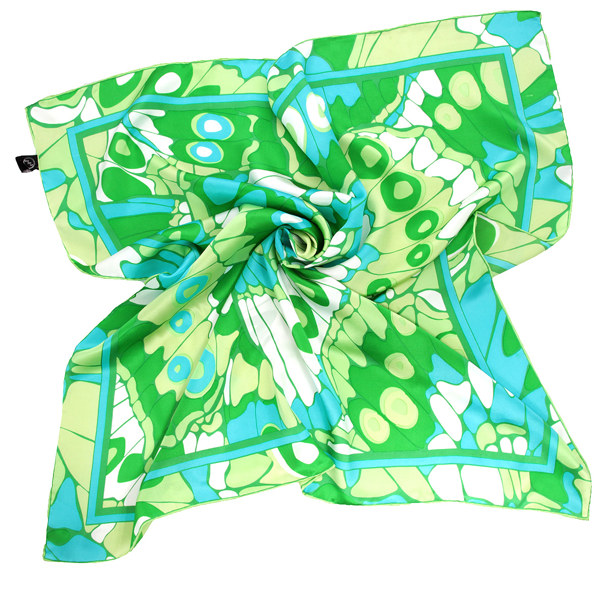 Платок женский Venera, цвет: зеленый, салатовый. 1801629-9. Размер 90 см х 90 см