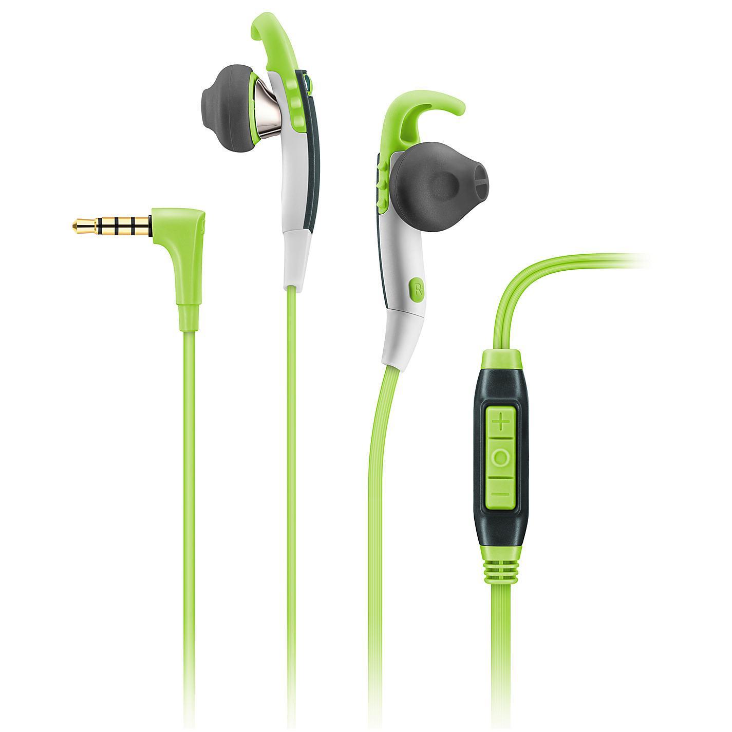 Sennheiser MX 686G Sports, Green наушники506189 Sennheiser MX 686G Sports, Green наушники506189Сочетая в себе инновационный дизайн и впечатляющее качество звука, наушники Sennheiser MX 686G будут идеальным компаньоном во время пробежек на свежем воздухе. «Умный» механизм фиксации Slide-to-Fit гарантирует удобную и надежную посадку, а высокопроизводительные драйверы, генерирую великолепное стереозвучание, заставят Вас пробежать лишний километр. Благополучно финишировать поможет инновационная конструкция ушных адаптеров, благодаря которой Вы сможете акустически контролировать окружающее пространство