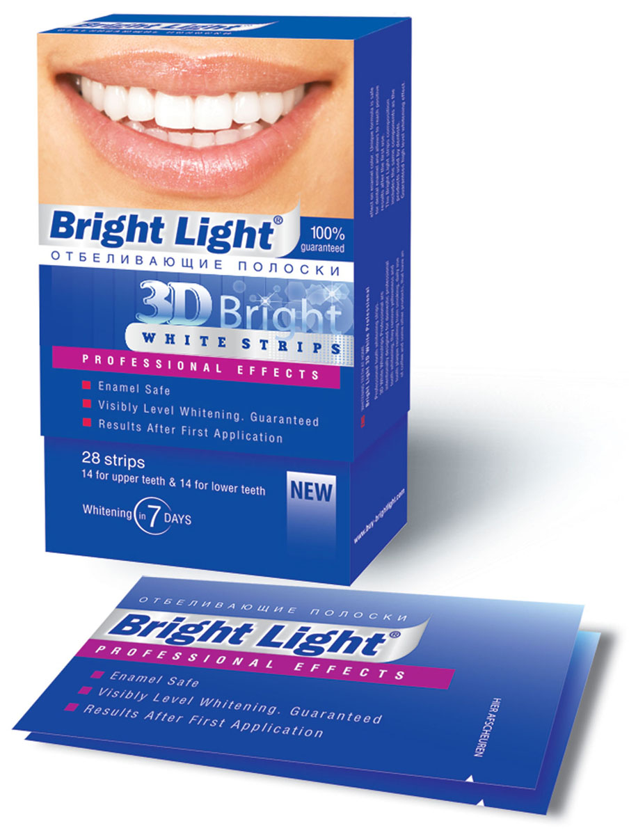Отбеливающие полоски для зубов Bright Light 