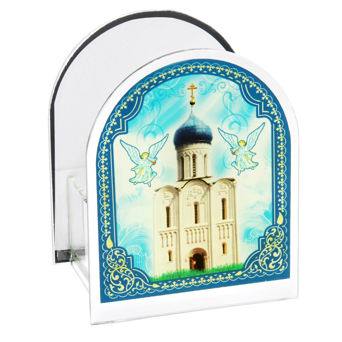 Подсвечник Sima-land Мир дому сему!842464 Подсвечник Sima-land Мир дому сему!842464Подсвечник Sima-land Мир дому сему! изготовлен из качественного стекла, предназначен для свечи в гильзе. С одной стороны подсвечника изображен храм, с другой стороны нанесено цветное изображение с текстом. Зажгите свечку поставьте ее в подсвечник и наслаждайтесь теплом, которое наполнит ваше сердце.Такой подсвечник привнесет в ваш дом согласие и мир и будет прекрасным подарком, оберегающим близких вам людей. Размер подсвечника (ДхШхВ): 9 см х 7 см х 11 см.Диаметр отверстия для свечи: 4,5 см.