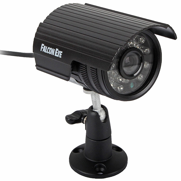 Falcon Eye FE I80C/15M уличная камера видеонаблюденияFE I80C/15M F(3.6) Falcon Eye FE I80C/15M уличная камера видеонаблюденияFE I80C/15M F(3.6)Камера высокого разрешения Falcon Eye FE I80C/15M для использования как внутри помещений так и с наружи. Камера оснащена наиболее востребованным объективом f=3,6 c углом обзора 75 градусов. Наличие ИК подсветки позволяет использовать камеру и при отсутствии внешнего освещения.Отношение сигнал/шум: 48 дБТип развёртки: 2:1 чересстрочная