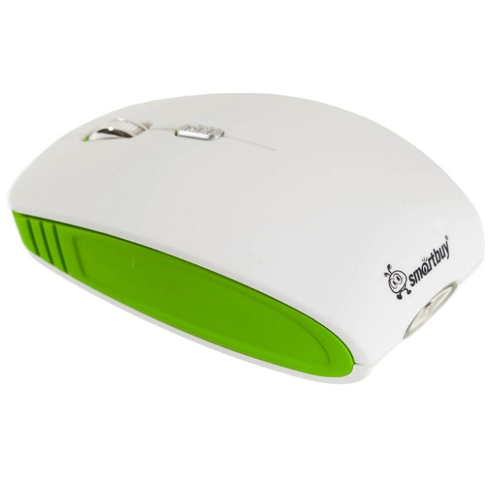 Smartbuy SBM-336CAG-WN, White Green беспроводная мышь с зарядкой от USB