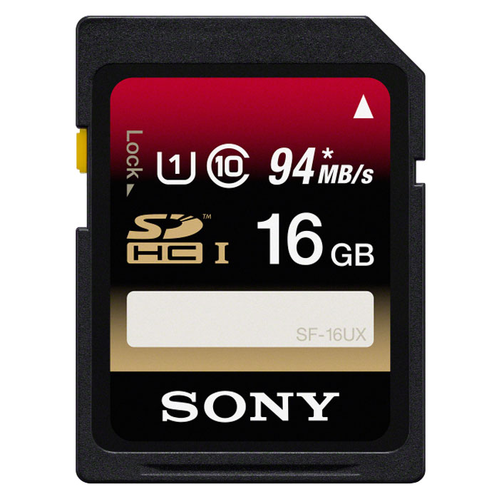 Sony SDHC Class 10 UHS-I 16Gb карта памяти (SF16UXT)