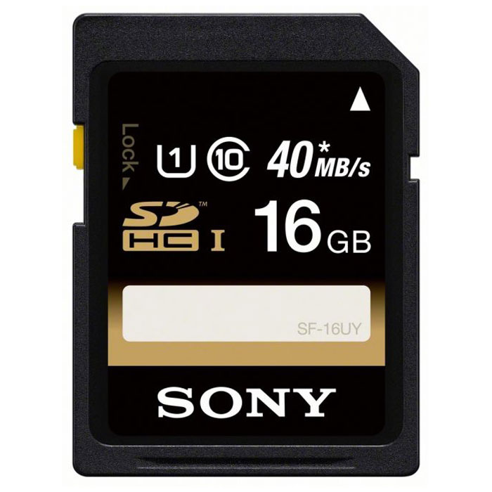 Sony SDHC Class 10 UHS-I 16Gb карта памяти (SF16UYT)