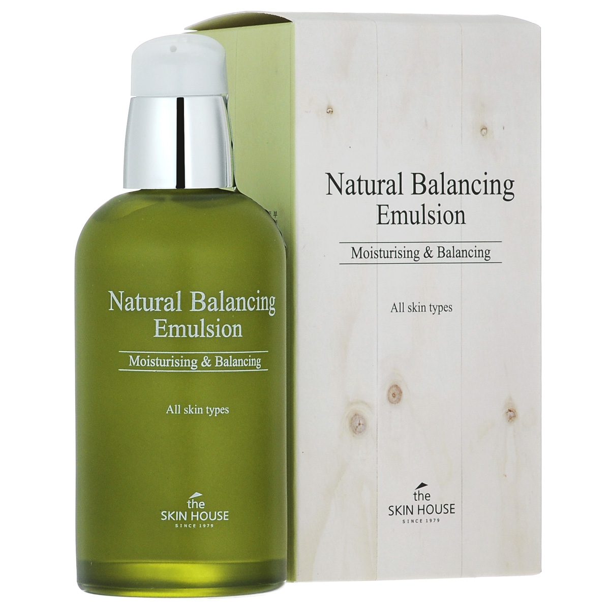 The Skin House Балансирующая эмульсия Natural balancing, 130 млУТ000001227 The Skin House Балансирующая эмульсия Natural balancing, 130 млУТ000001227Питающая эмульсия для жирной кожи интенсивно увлажняет и регулирует гидро-липидный баланс, контролируя выработку кожного себума. Делает кожу мягкой и эластичной, а так же предотвращает обезвоживание, сохраняя влагу в дерме. Успокаивает кожу, снимает стресс , минимизирует раздражения и сужает поры.