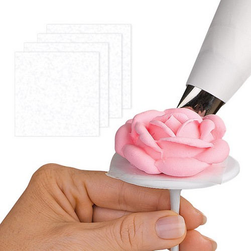 Квадраты пергаментной бумаги Wilton, 4,5 х 4,5 см, 50 штWLT-414-920 Квадраты пергаментной бумаги Wilton, 4,5 х 4,5 см, 50 штWLT-414-920Вам больше не нужно нарезать пергамент! В данном наборе уже есть готовые квадраты, которые можно использовать для накладывания на кондитерский гвоздь, делать из них кондитерский мешок для быстрого отсаживания точек-бусинок или для перевода рисунка переводным гелем. Экономьте ваше время и трудозатраты, имейте всегда свободное пространство для своего творчества. Размер квадрата: 4,5 см х 4,5 см.