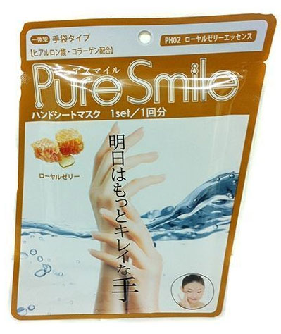 Pure Smile Питательная маска для рук с эссенцией маточного молочка пчёл 16г