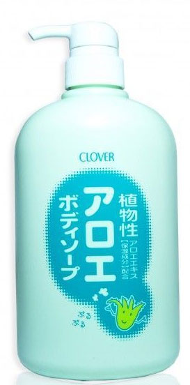 Clover Увлажняющее жидкое мыло для тела с экстрактом алоэ 800мл601006 Clover Увлажняющее жидкое мыло для тела с экстрактом алоэ 800мл601006Мягкое жидкое мыло для тела невероятно нежно к коже. Идеально подойдет для чувствительной и детской кожи. Натуральные природные компоненты заботливо ухаживают за Вашей кожей. Мягко очистят поры, окажут мощное увлажняющее действие. Экстракт алоэ является богатейшим источником протеинов, витаминов В и антиоксидантов, которые эффективно действуют в борьбе со свободными радикалами. Интенсивно увлажняет и раглаживает кожу.