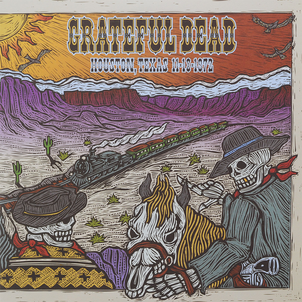 Grateful Dead. Houston, Texas. 11-18-1972 (2 LP)