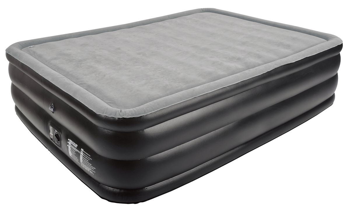 Кровать надувная Relax Air Bed With Memory Foam Queen, с электронасосом, 205 см х 157 см х 55 смJL027118NG Кровать надувная Relax Air Bed With Memory Foam Queen, с электронасосом, 205 см х 157 см х 55 смJL027118NGСдержанный дизайн и нейтральные цвета подходят к любому интерьеру и делают надувную кровать Relax Air Bed With Memory Foam Queen отличным выбором для домашнего использования. Кровать проста в использовании, очень комфортная, не занимает много места при хранении.Особенности:- Время накачивания 4-5 минут- Водоотталкивающее флоковое покрытие предотвращает соскальзывание простыни- Встроенная подушка- Выделенный край по всему периметру предотвращает скатывание с кровати- Memory Foam материал с эффектом памяти точно следует изгибам тела- Четырехслойная улучшенная конструкция (I-BEAM construction) обеспечивает максимальный комфорт, отлично держит форму и сохраняет стабильное положение на полу- Встроенный электронасос 220В- Сумка для переноски и хранения в комплекте
