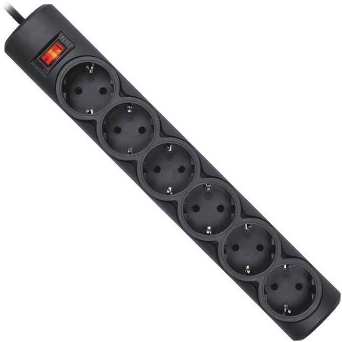 Defender DFS 153, Black сетевой фильтр 3 м99495 Defender DFS 153, Black сетевой фильтр 3 м99495Defender DFS 153 предназначен для экономичной защиты широкого спектра бытовой и электронной техники.Максимальная суммарная мощность нагрузки: 2200 Вт6 розеток с заземлениемЗащита от перегрузки и короткого замыканияЗащита от импульсных помехИндикатор сетиПроводники из чистой медиКорпус из негорючего пластика