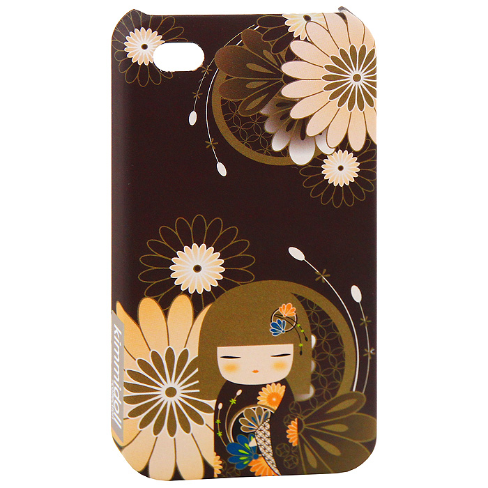 Чехол для iPhone 4/4s Kimmidoll Юа (Добро), цвет: коричневый. KF0503KF0503 Чехол для iPhone 4/4s Kimmidoll Юа (Добро), цвет: коричневый. KF0503KF0503Съемный чехол для верного гаджета iPhone 4/4s, украшен изображением очаровательной куколки Юа (Доброта). Чехол легко снимается и легко одевается, а главное, радует глаз! Чехол легко защитит любимый телефон от пыли, грязи и царапин, а в случае падения предотвратит трещины и сколы. В чехле есть специальные прорези (для окошка камеры, разъема для наушников и зарядного шнура, для клавиш регулировки звука и кнопочки беззвучного режима).Такой чехол станет прекрасным подарком для любительницы оригинальных и практичных вещиц.