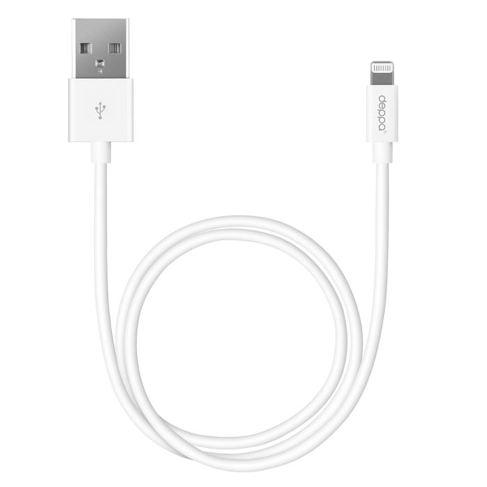 Deppa Color MFI дата-кабель 8-pin для Apple, White (1.2 м)72128 Deppa Color MFI дата-кабель 8-pin для Apple, White (1.2 м)72128Кабель Deppa Color MFI подходит для зарядки и синхронизации iPhone/iPod/iPad и полностью соответствует стандартам качества Apple.Рабочее напряжение: 4.8-5.5ВСкорость передачи данных: до 480 Мбит/сек