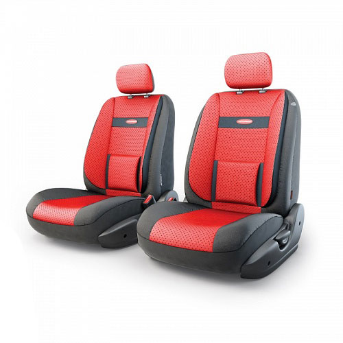 Авточехлы Autoprofi Трансформер Comfort, экокожа, цвет: черный, красный, 6 предметовTRS/COM-001G BK/RD Авточехлы Autoprofi Трансформер Comfort, экокожа, цвет: черный, красный, 6 предметовTRS/COM-001G BK/RDЧехлы Autoprofi Трансформер Comfort - новая модель автомобильных чехлов. Главной особенностью их стала модульная конструкция, благодаря которой можно укомплектовать 5-, 7- или 8-местный автомобиль. Запатентованная конструкция чехлов с молниями и торцевыми клапанами позволит их адаптировать в автомобилях с любым кузовом - седана, минивена, кроссовера, внедорожника или универсала. Приэтом специальные клапаны закрывают торцы спинок и подлокотников, позволяя их складывать иобеспечивая плотное прилегание даже на нестандартных креслах.Немаловажно, что данная серия чехлов на автомобильное сиденье оснащена распускаемым боковым швом, что позволяет их использовать в автомобилях с боковой подушкой безопасности. Спинка и боковые части автомобильного чехла сделаны из экокожи. Из прежних наработок, полюбившихся автомобилистам, в данных чехлах сохранилось крепление крючками и липучками, которые прочно фиксируют чехлы на сиденье. Чехлы для переднего ряда серии Трансформер сочетаются со всеми чехлами заднего ряда этой серии.Комплектация: 2 подголовника, 2 спинки переднего ряда, 2 сиденья переднего ряда.Особенности: Толщина поролона: 5 мм.Карманы в спинках передних сидений.Предустановленные крючки на широких резинках.Крепление передних спинок липучками.Использование с боковыми airbag.Поясничный упор.Боковая поддержка спины.