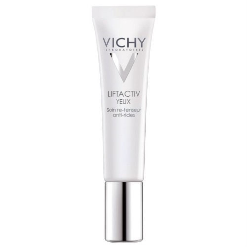 Vichy Крем для контура глаз Liftactiv Дерморесурс, 15 млM3504200 Vichy Крем для контура глаз Liftactiv Дерморесурс, 15 млM3504200Лифтактив Дерморесурс крем для контура глаз глобального действия против морщин, содержащий в своем составе Рамнозу, последнее инновационное компонент, созданный лабораторией Vichy, полученный естественным путем. Рамноза стимулирует Истинные Ресурсы кожи, тем самым достигая эффекта обновления, подтягивания кожи, разглаживания морщинок.Визуально уменьшает морщины, гусиные лапки, темные круги.Обладает длительным эффектом лифтинга