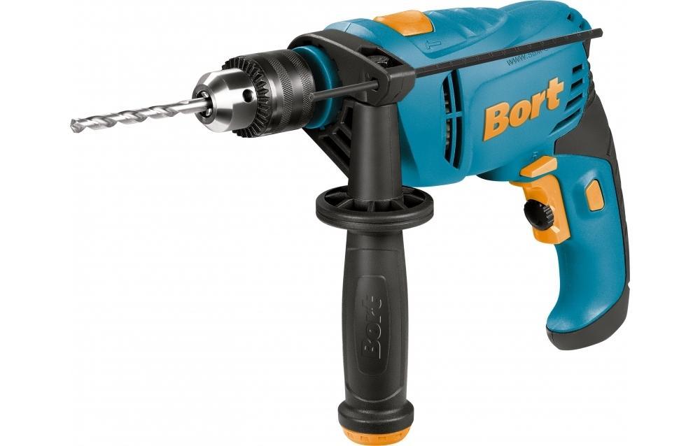 Дрель ударная BORT BSM-650U93726881 Дрель ударная BORT BSM-650U93726881Данная модель ручной электрической дрели позволяет выполнять большинство несложных операций при ремонте и строительстве в квартире или на даче. Данная модель дрели имеет все необходимые функции, такие как реверс, электронная регулировка частоты вращения и режим сверления с ударом Функциональные особенности: режим сверление с ударом;Может использоваться даже как небольшой перфоратор;Функция реверса;регулировка скоростиКонструктивные особенности: ключ патрона,дополнительный набор щеток;дополнительная рукоятка;глубинометр Функциональные особенности: режим сверление с ударом;Может использоваться даже как небольшой перфоратор;Функция реверса;регулировка скоростиКонструктивные особенности: ключ патрона,дополнительный набор щеток;дополнительная рукоятка;глубинометр