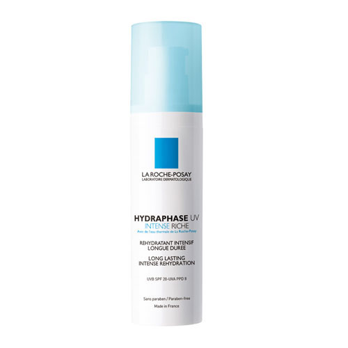 La Roche-Posay Увлажняющий крем для лица Hydraphase UV Интенс Риш 50 млM2937800 La Roche-Posay Увлажняющий крем для лица Hydraphase UV Интенс Риш 50 млM2937800Мгновенное увлажнение плюс длительное интенсивное увлажнение** Клинический тест выполнен с участием 24 женщин от 18 до 60 лет. Оценка с помощью корнеометра.Формула содержит Фрагментированную Гиалуроновую Кислоту, которая оказывает двойное действие:- Интенсивное увлажнение и насыщение кожи влагой.- Усиление клеточного сцепления для длительного удержания влаги в коже.Система солнечных фильтров защищает кожу от ежедневного повреждающего воздействия UVA и UVB-лучей. Клеточные соединения сохранены и защищены. Обеспечено длительное увлажнение кожи.