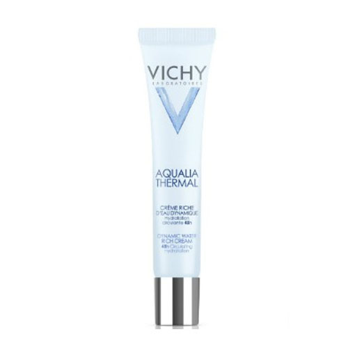 Vichy Насыщенный крем Aqualia Thermal Динамичное увлажнение, 40 млM7811600 Vichy Насыщенный крем Aqualia Thermal Динамичное увлажнение, 40 млM7811600Способствует динамичному и равномерному распределению влаги во всех зонах кожи лица, обеспечивая красоту и свежесть кожи в течение всего дня.На целый день она становится гладкой, посвежевшей и шелковисто-мягкой, исчезает чувство стянутости. Кожа обретает здоровую упругость и сияние. Эффективность доказана под контролем дерматологов. Разработано для чувствительной кожи.