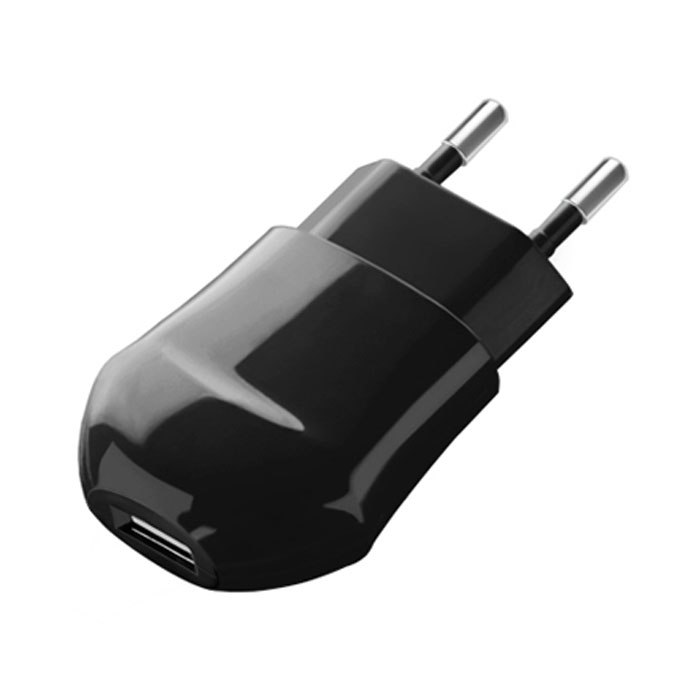 Deppa Classic USB 1А, Black сетевое ЗУ