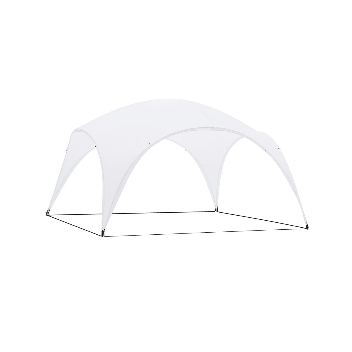 Тент садовый Green Glade 1260, 450 см х 450 см х 260 см/200 см1260 Тент садовый Green Glade 1260, 450 см х 450 см х 260 см/200 см1260Садовый тент Green Glade 1260 станет отличным помощником в организации праздника на свежем воздухе. Выполнен из высококачественного полиэстера 190Т с полиуретановым покрытием 1000 мм. Тент имеет эргономическую форму и особую конструкцию, отличающуюся от обыкновенных тентов. Благодаря этому тент не только великолепно и очень легко смотрится, но и отличается повышенной просторностью. Тент защитит вас от дождя и солнца в летний день. Легко собирается, не занимает много места в сложенном виде.Не использовать при сильном ветре и дожде!Размер тента: 450 см х 450 см х 260 см/200 см.