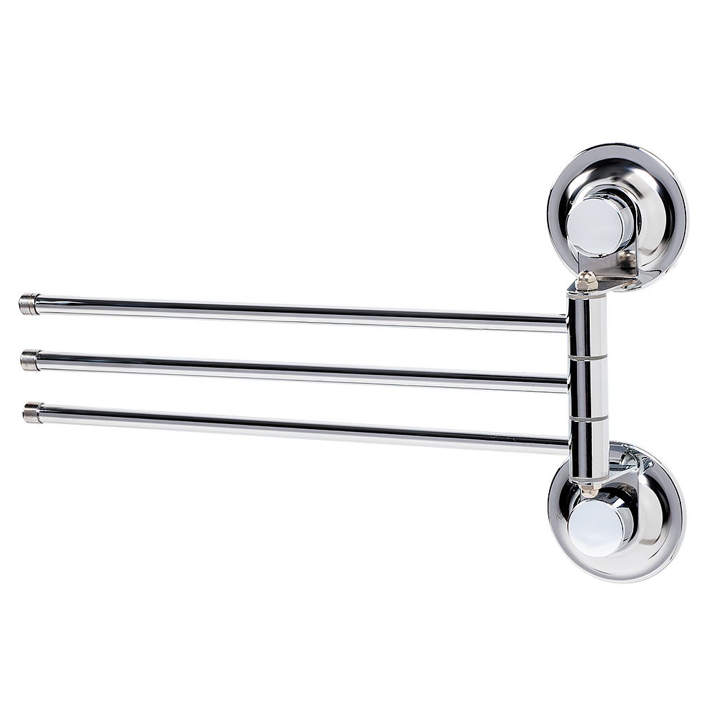 Вешалка для полотенец Tatkraft Ring Lock, с выдвижными планками, 31,5 х 3,5 х 16 см17252 Вешалка для полотенец Tatkraft Ring Lock, с выдвижными планками, 31,5 х 3,5 х 16 см17252Вешалка для полотенец Tatkraft Ring Lock выполнена из хромированной стали. Инновационная запатентованная система легкого монтажа Magic Ring не требует сверление дырок.Мембрана присоски выполнена из натурального каучука и предназначена для фиксации на гладких поверхностях. Силиконовое кольцо идеально подходит для лучшей фиксации на неровных поверхностях. Винт Архимеда предназначен для создания мощной прижимной силы.Система позволяет устанавливать присоски много раз и на различные поверхности: стекло, глазурованная плитка, металл, пластик. Вешалка оснащена тремя выдвижными планками. Стильный дизайн изделия впишется в любой интерьер. Вешалка выдерживает вес до 8 кг. Высота вешалки: 16 см.Длина планок: 29 см. Диаметр присоски: 7 см.