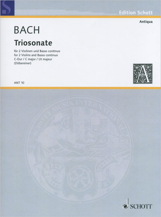 Johann Sebastian Bach: Triosonata C Major for 2 Violins and Basso Continuo