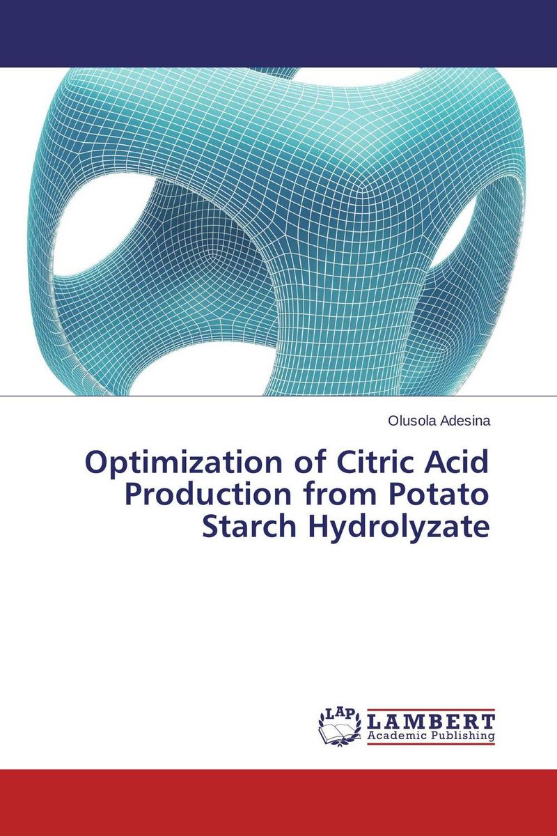 Optimization of Citric Acid Production from Potato Starch Hydrolyzate electrolytic conductance of citric acid