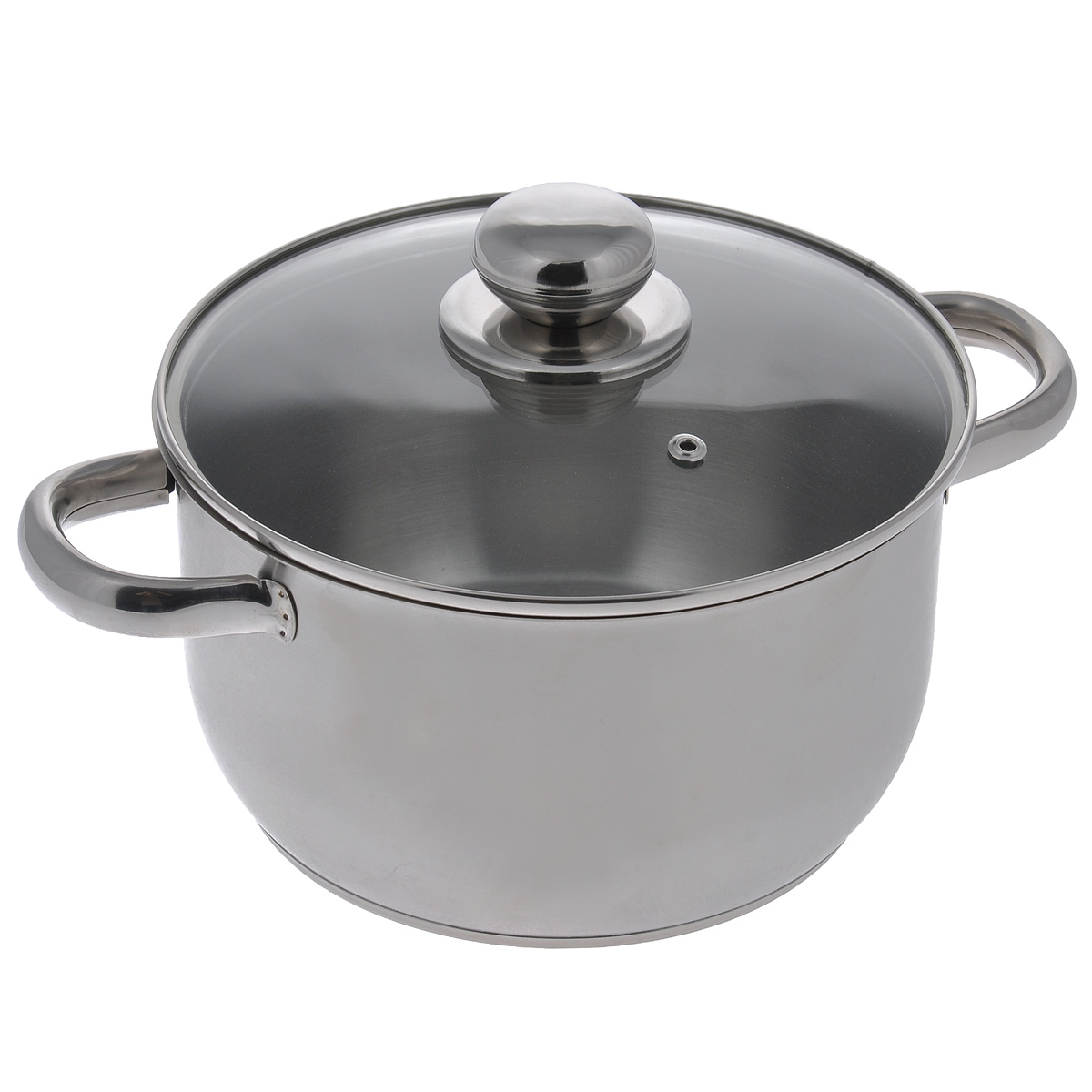 Кастрюля АМЕТ Славяна, с крышкой, 3 л1с856 (ТРС-3) Кастрюля АМЕТ Славяна, с крышкой, 3 л1с856 (ТРС-3)Кастрюля АМЕТ Славяна изготовлена из высококачественной нержавеющей стали. Изделия из стали безопасны, долговечны и не прихотливы в эксплуатации. Кастрюля облагает высокой устойчивостью к коррозии, не вступают в реакцию с холодными и горячими продуктами, полностью сохраняя их вкусовые качества. Кастрюля имеет трехслойное теплораспределительное дно, которое обеспечивает быстрый подогрев пищи, сохранение тепла и уменьшение вероятности пригорания пищи. Теплораспределительный слой нанесен на наружную поверхность дна, выполнен из алюминия и имеет дополнительный защитный слой из нержавеющей стали. Кастрюля укомплектована прозрачной крышкой из термостойкого стекла, что позволяет контролировать процесс приготовления пищи. Крышка снабжена металлическим ободом, удобной ручкой и отверстием для выпуска пара. Она плотно прилегает к краю кастрюли, сохраняя аромат блюд. Кастрюля оснащена ручками, способ крепления которых, обеспечивает их незначительный нагрев. Подходит для всех типов плит, кроме индукционные. Можно мыть в посудомоечной машине. Высота стенки: 11,5 см. Толщина стенки: 0,2 см. Толщина дна: 0,5 см. Ширина с учетом ручек: 29 см.