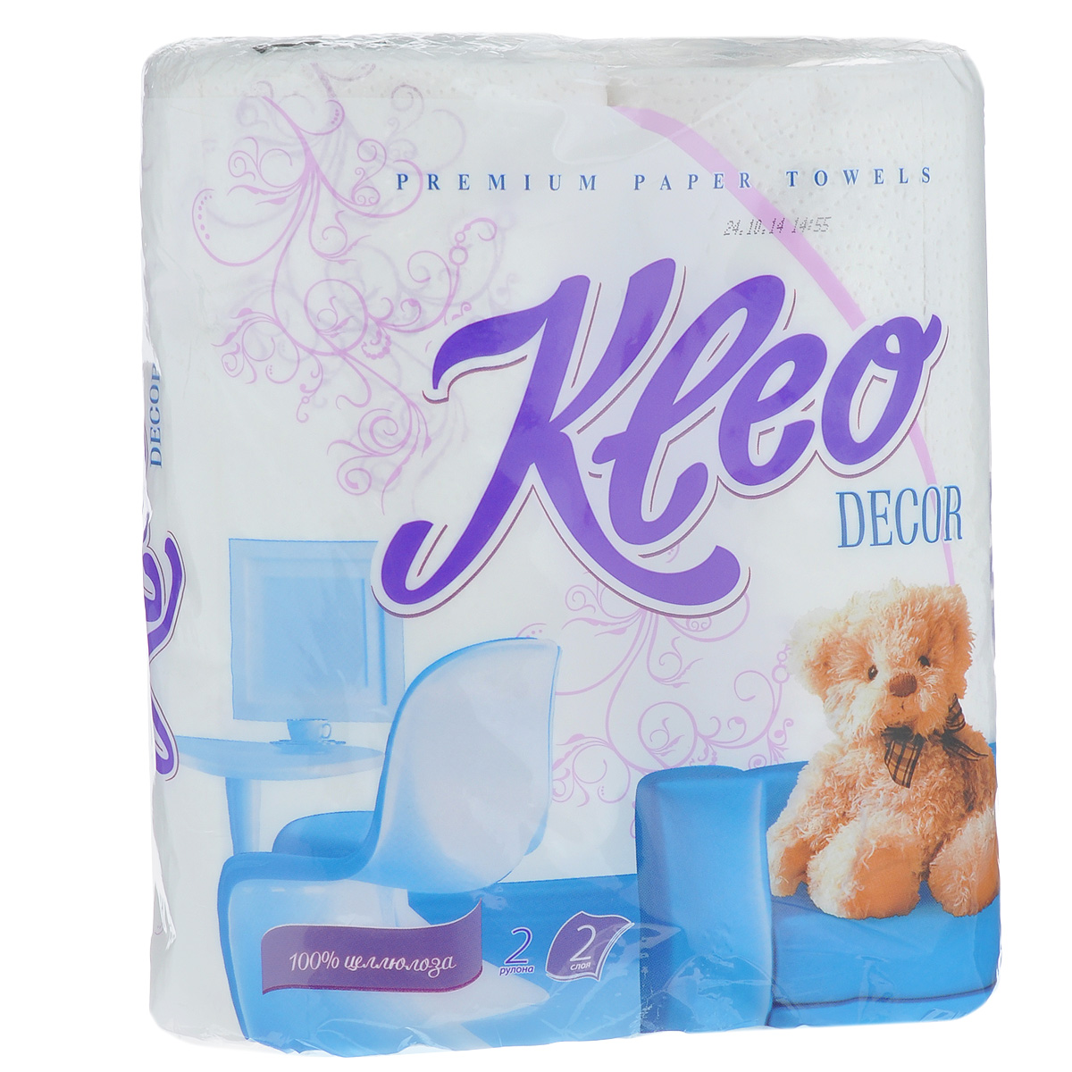 Полотенца бумажныеKleo Decor, двухслойные, цвет: белый, 2 рулонаC120 Полотенца бумажныеKleo Decor, двухслойные, цвет: белый, 2 рулонаC120Бумажные полотенца Kleo Decor созданы из экологически чистого волокна - 100% целлюлозы. Двухслойные, с цветным рисунком. Хорошо впитывают влагу и идеально подходят для ежедневного использования.Количество листов: 48 шт. Количество слоев: 2. Размер листа: 25 см х 23 см. Состав: 100% целлюлоза.