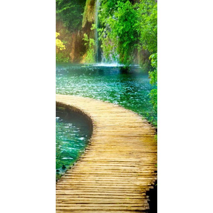 Фотообои Твоя Планета Premium. Дорожка к водопаду, 3 листа, 97 х 204 см4607161056905 Фотообои Твоя Планета Premium. Дорожка к водопаду, 3 листа, 97 х 204 см4607161056905Основа фотообоев Твоя Планета Premium. Дорожка к водопаду - импортная бумага высокого качества и повышенной плотности с нанесенным на неё цветным фотоизображением. Технология сборки фрагментов в единую картину довольно проста. Это наиболее распространенный вид обоев, позволяющих создать в квартире (комнате) определенное настроение и даже несколько расширить оптический объем. Фотообои пользуются популярностью потому, что они недорогие и при этом позволяют получить массу удовольствий при созерцании изображения.Количество листов: 3. Размер (ШхВ): 97 см х 204 см.