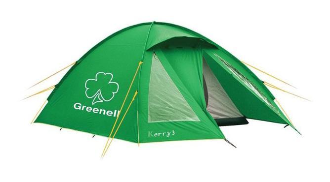 Фото GREENELL Палатка "Керри 4 V3", цвет: зеленый. Арт.95513. Покупайте с доставкой по России