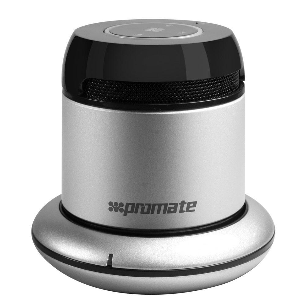 Фото Promate bluRock2, Silver Bluetooth-динамик. Покупайте с доставкой по России