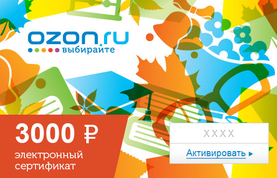 Электронный подарочный сертификат (3000 руб.) Школа