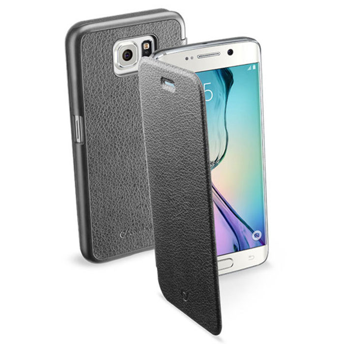Cellular Line Book Essential чехол для Samsung Galaxy S6 Edge, Black (24066)