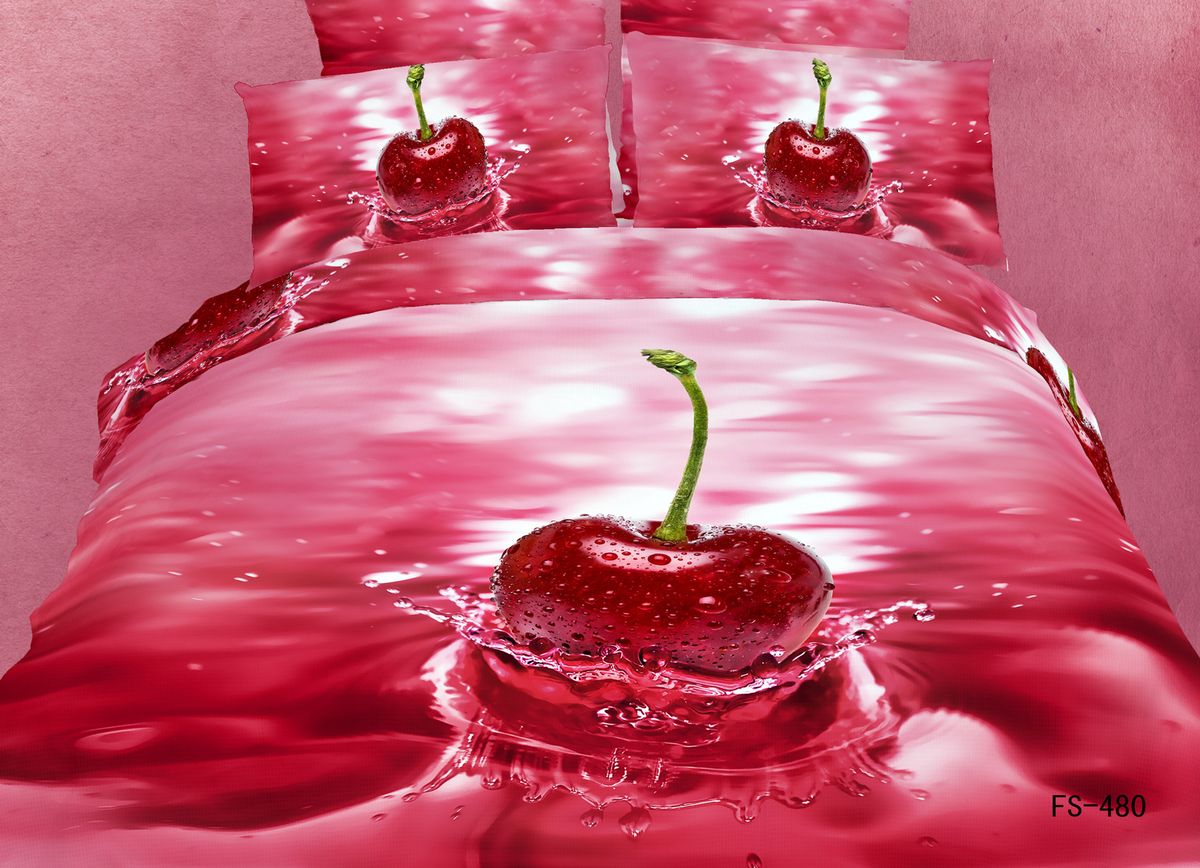 Комплект белья Buenas noches FX Cherry, 2-спальное. 5685356853 Комплект белья Buenas noches FX Cherry, 2-спальное. 5685356853Buenos Noches – Элегантно, Стильно, Качественно! Buenos Noches -продукция с высоким качеством исполнения. У Buenos Noches Вы найдете постельное белье, пледы и покрывала. Вся продукция выполнена из тканей высшего качества с использованием стойких и безвредных красителей. Все серии товаров Buenos Noches имеют презентабельную, оригинальную и подарочную упаковку. Что послужит прекрасным подарком на любое торжество! Фотопечать 3D Buenos Noches - это красочные, объемные, реалистичные рисунки, нанесенные на ткань методом реактивной, многопиксельной 3D печати. Коллекция дизайнов Фотопечати 3D перенесет Вас и Ваших близких, в сказочный мир современных мегаполисов, сказочных цветов, в мир экзотической природы! Сатин - 100% Хлопок! Исключительно для Фотопечати 3D используется эта великолепнаяя материя, полученная из гребенной пряжи элитных, тонкорунных, длинных хлопковых волокон, беспечивающих самые высокие показатели, которые может дать хлопковая ткань. Пододеяльник-180*215, Простыня-220*240, наволочки-50*70(2шт), 70*70(2шт)