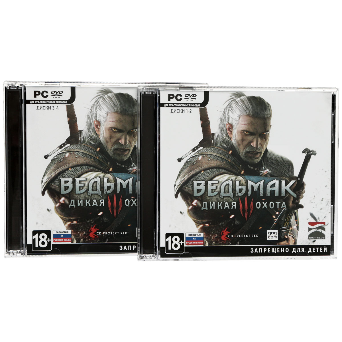 Ведьмак 3: Дикая охота. Jewel Case (4 DVD)