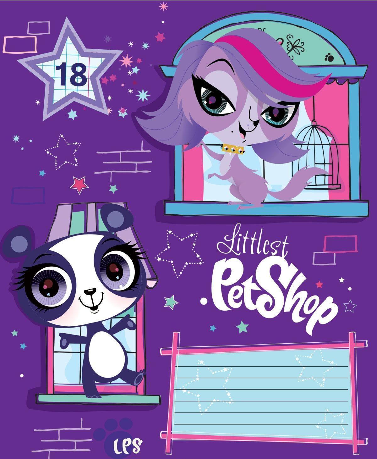 Обложки для тетрадей Littlest Pet shop