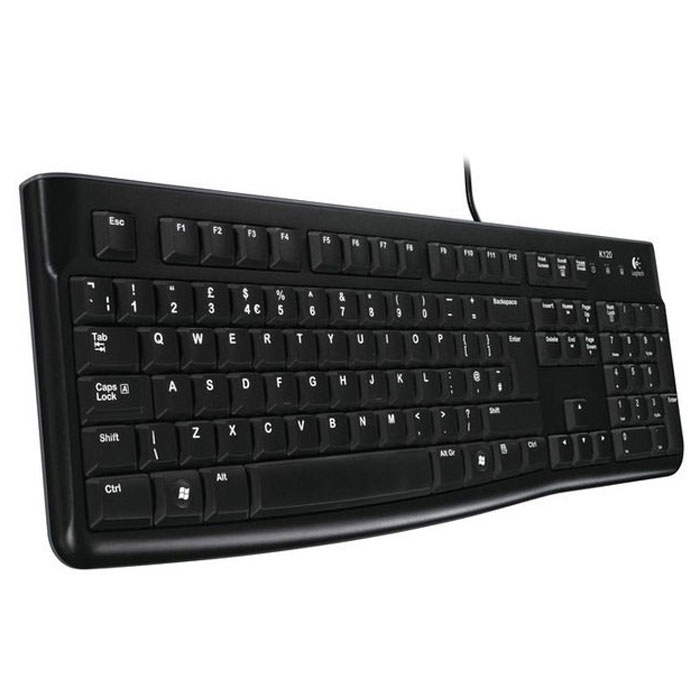 Logitech K120 Keyboard (920-002506) клавиатура920-002506 Logitech K120 Keyboard (920-002506) клавиатура920-002506Классическая клавиатура Logitech Keyboard K120.Благодаря низкопрофильным клавишам, стандартной раскладке, изящной и прочной конструкции эта USB-клавиатура обеспечивает большее удобство при вводе текста, которое будет с Вами всегда. Удобный бесшумный ввод текста:Вы по достоинству оцените удобный бесшумный ввод текста, который обеспечивается низкопрофильными клавишами, практически не издающими ни звука, и стандартной раскладкой с полноразмерными F-клавишами и цифровой панелью. Низкопрофильная конструкция:Низкопрофильная клавиатура изящно выглядит на рабочем столе, позволяя рукам располагаться более естественно и удобно. Устойчивые регулируемые ножки:Вы можете выдвинуть устойчивые складные ножки, чтобы увеличить наклон клавиатуры на 8 градусов и добиться максимального удобства. Хорошо различимые клавиши:Полужирное яркое начертание символов на клавишах очень хорошо различимо, что отлично подойдет пользователям, которые не могут похвастаться идеальным зрением. А еще эти символы дольше не сотрутся. Изогнутая клавиша пробела:Обеспечивает более естественное положение рук, так что Вам будет удобнее вводить текст. Влагозащищенная конструкция:Жидкость вытекает из клавиатуры, так что Вам не придется волноваться о порче оборудования из-за случайного попадания на него жидкости.Прочные клавиши:Ресурс клавиш составляет до 10 миллионов нажатий, так что Вы сможете продолжать использовать эту клавиатуру намного дольше, чем обычную.Подключение через USB с поддержкой технологии plug-and-play:Процесс настройки очень простой: достаточно подключить клавиатуру к USB-порту настольного компьютера или ноутбука, и можно начинать ее использовать.Надежность Logitech:Вы получаете высокие качество и надежность, которые сделали компанию Logitech мировым лидером в производстве клавиатур и мышей. И все это по доступной цене и с гарантией 3 года!