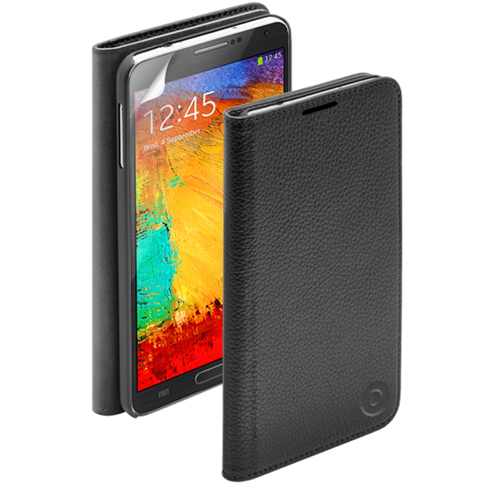 Deppa Wallet Cover чехол для Samsung Galaxy Note 3, Black84017 Deppa Wallet Cover чехол для Samsung Galaxy Note 3, Black84017Чехол Deppa Wallet Cover для Samsung Galaxy Note 3 предназначен для защиты корпуса смартфона от механических повреждений и царапин в процессе эксплуатации. Имеется свободный доступ ко всем разъемам и кнопкам устройства. В комплект также входит защитная пленка из трехслойного японского материала PET.