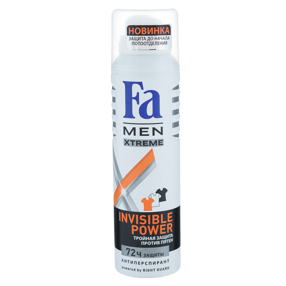 FA MEN Xtreme Дезодорант-аэрозоль Invisible, 150 мл12083659 FA MEN Xtreme Дезодорант-аэрозоль Invisible, 150 мл12083659Fa Men Invisible Power – экстремальная защита от пота, запаха, а так же белых, желтых и масляных пятен на одежде. Инновационная формула с технологией Sweat Detect* борется с потом еще до его появления.- Научно доказано: 72ч защиты от пота и запаха- 0 % спирта. Хорошая переносимость кожей подтверждена дерматологами.Также почувствуйте притягательную свежесть, принимая душ с гелем для душа Fa Men Xtreme.