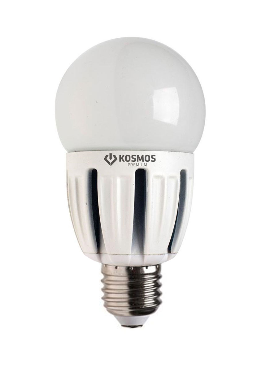 Светодиодная лампа Kosmos Premium, теплый свет, цоколь Е27, 5W. KLED5wGL45230vE2727KLED5wGL45230vE2727 Светодиодная лампа Kosmos Premium, теплый свет, цоколь Е27, 5W. KLED5wGL45230vE2727KLED5wGL45230vE2727Использование светодиодов от мирового лидера SAMSUNG и предоставление 2 лет гарантии – залог надежной и стабильной работы лампы. Теплый оттенок света лампы по цветовой температуре соответствует обычной лампе накаливания и позволит создать уют в спальнях и местах отдыха.