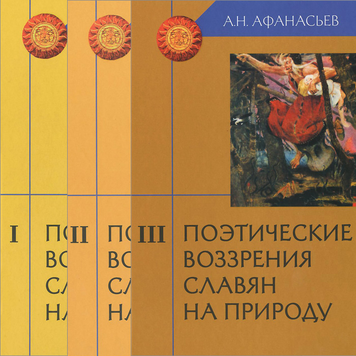 Поэтические воззрения славян на природу. В 3 томах (комплект из 3 книг). А. Н. Афанасьев