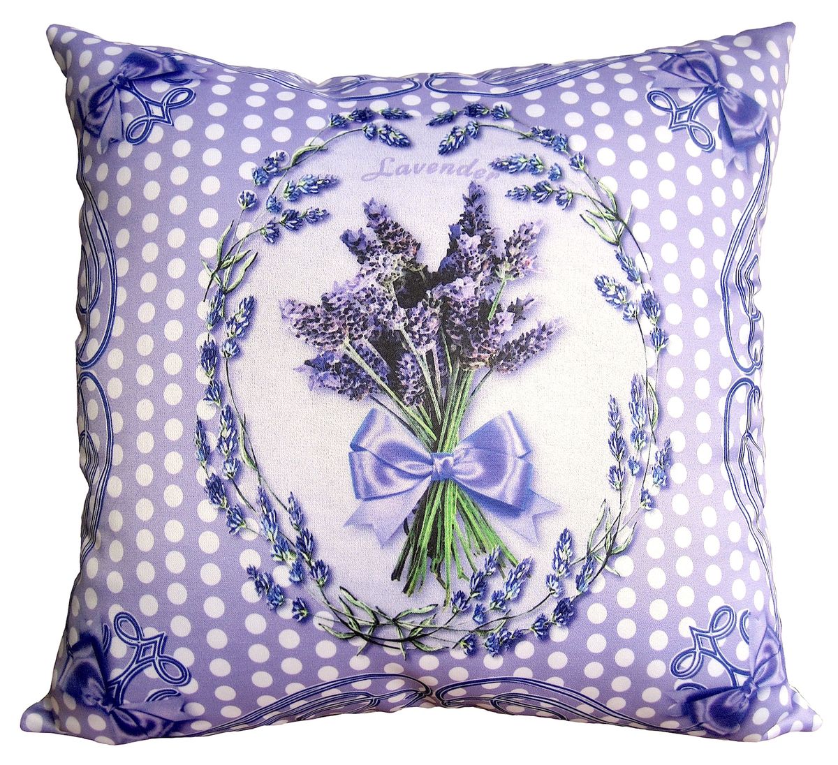 Подушка декоративная GiftnHome Букет лаванды, 35 х 35 смPLW-35 Lavender-I Подушка декоративная GiftnHome Букет лаванды, 35 х 35 смPLW-35 Lavender-IДекоративная подушка GiftnHome Букет лаванды прекрасно дополнит интерьер спальни или гостиной. Чехол подушки выполнен из атласа. Лицевая сторона украшена фотопечатью с изображением букета лаванды. Оборотная сторона - белого цвета. Внутри - мягкий наполнитель (холлофайбер). Чехол легко снимается благодаря потайной молнии.Красивая подушка создаст атмосферу праздника и уюта в доме и станет прекрасным элементом декора.Размер подушки: 35 см х 35 см.