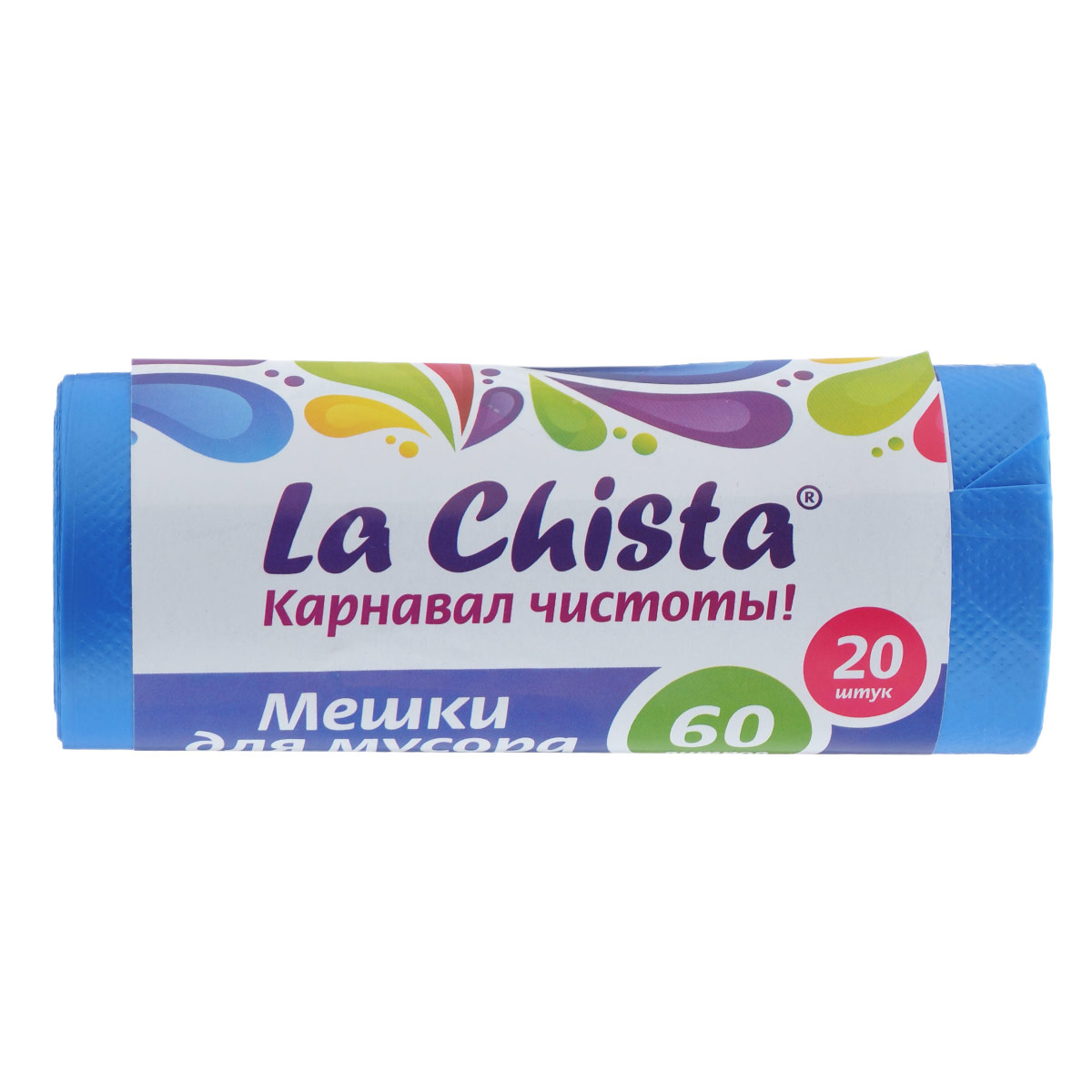 Мешки для мусора La Chista, цвет: синий, 60 л, 20 шт870105 Мешки для мусора La Chista, цвет: синий, 60 л, 20 шт870105Мешки для мусора La Chista, выполненные из высокопрочного и эластичного полиэтилена, обеспечивают чистоту и гигиену в квартире. Благодаря наличию прочного шва, не пропускают влагу и запахи. Они удобны для сбора и удаления мусора, занимают мало места, практичны в использовании. Широко применяются в быту и на производстве.Комплектация: 20 шт.