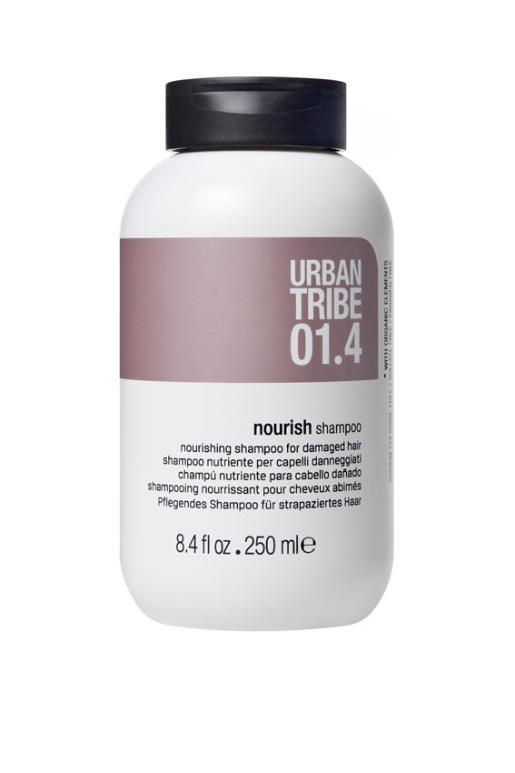 URBAN TRIBE Питательный шампунь для поврежденных волос 250 мл.56317 URBAN TRIBE Питательный шампунь для поврежденных волос 250 мл.56317Питательный шампунь для поврежденных волос. Специальные активные ингредиенты в составе инновационной нежной формулы мягко очищают и увлажняют волосы, питая их и укрепляя. Волосы более густые, послушные и полные жизненных сил.