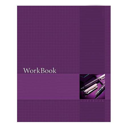 Тетрадь 96л А5ф клетка сшито клеен. тиснение WorkBook Фиолетовая96Т5тB1к_12918 Тетрадь 96л А5ф клетка сшито клеен. тиснение WorkBook Фиолетовая96Т5тB1к_12918Тетрадь с обложкой из картона, защищающей бумагу от деформации.