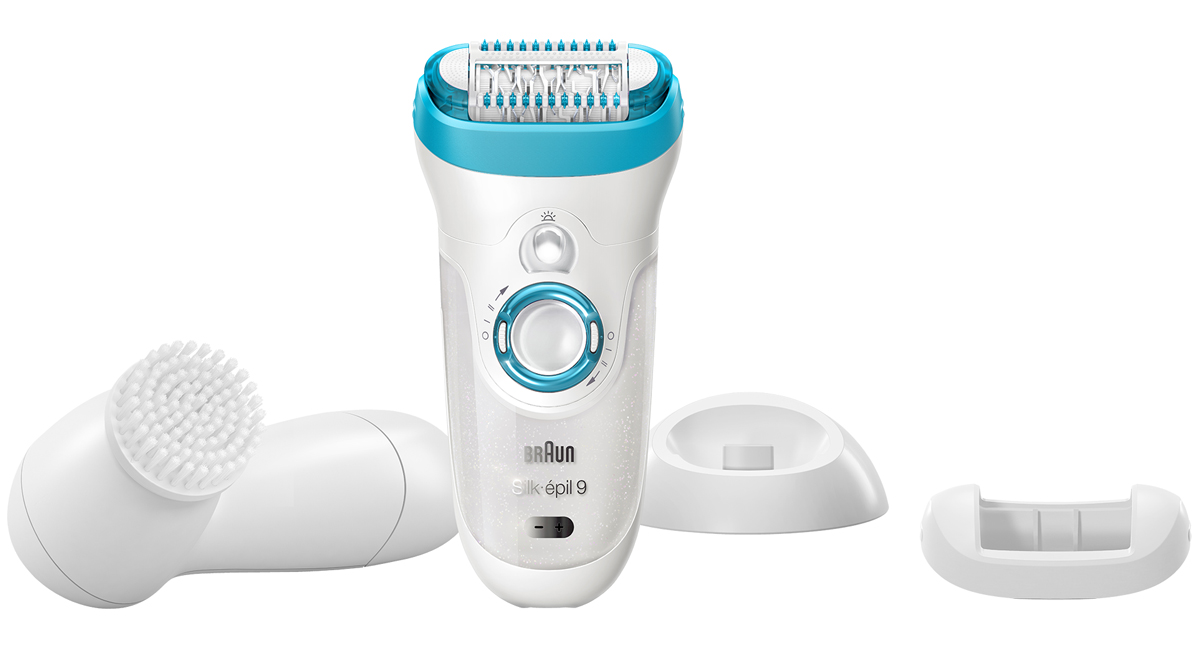 Braun Silk-epil 9-549 Wet & Dry эпилятор + прибор для очищения лица81476709 Braun Silk-epil 9-549 Wet & Dry эпилятор + прибор для очищения лица81476709 Самая быстрая и точная эпиляция, оставляет кожу гладкой на 4 недели* Braun представляет эпилятор Silk-épil 9 SkinSpa: новый стандарт эпиляции в сочетании с инновационной ультразвуковой щеткой отшелушивания.Головка* эпилятора на 40% шире, поэтому , охватывает большую площадь и одним движением удаляет больше волосков. Технология Microgrip: инновационные пинцеты с усовершенствованной геометрией увеличивают скорость выщипывания и нежно удаляют больше волосков в один проход. Как результат, сочетание этих двух качеств обеспечивает быстрое удаление даже самых коротких волосков, неподвластных восковой эпиляции, для получения гладкой кожи до 4х недель. Отшелушивающая щетка удаляет мертвые клетки кожи благодаря массирующим микровибрациям, которые заметно улучшают внешний вид кожи, в 4 раза эффективнее ручного пилинга. Технология Wet&Dry позволяет использовать эпилятор в ванной для более нежной эпиляции. При регулярном использовании заметно уменьшаются болевые ощущения. щеточка для чистки лица удаляет макияж и загрязнения пор в 6 раз лучше по сравнению с ручной чисткой, способствуя лучшему впитыванию увлажняющих кремов, делая вашу кожу чистой, обновленной и сияющей на долгое время. - Головка эпилятора на 40% шире, поэтому гарантирует гладкую кожу на 4 недели - Технология MicroGrip удаляет с корнем даже самые короткие волоски (0,5 мм) - Безболезненное удаление волос при сухой и влажной эпиляции - Щеточка для пилингa очищает в 4 раза лучше, чем ручной пилинг *по сравнению с остальными эпиляторами Braun. var product_id = 31471008; var shop_id = 38;