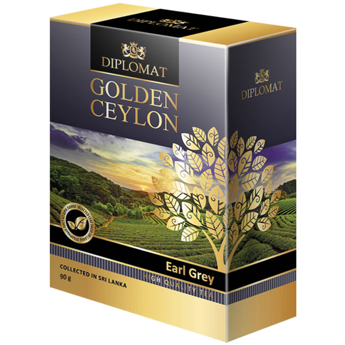 Diplomat Earl Grey черный байховый чай с бергамотом, 90 г4623721162251 Diplomat Earl Grey черный байховый чай с бергамотом, 90 г4623721162251Diplomat Earl Grey - чай с бергамотом, впервые завезенный в Европу английским дипломатом 19 века графом Чарльзом Греем пользуется огромной популярностью в мире и в особенности в Великобритании. Это аристократический купаж из специально отобранного цейлонского чая и натурального масло бергамота. Чайный лист отменного качества дает яркий красноватый настой с вяжущим бархатистым вкусом. Бергамот оттеняет и смягчает терпкость черного чая, насыщает напиток теплым, уютным ароматом пряностей. Diplomat Earl Grey отлично помогает снять нервное напряжение и избавиться от усталости.