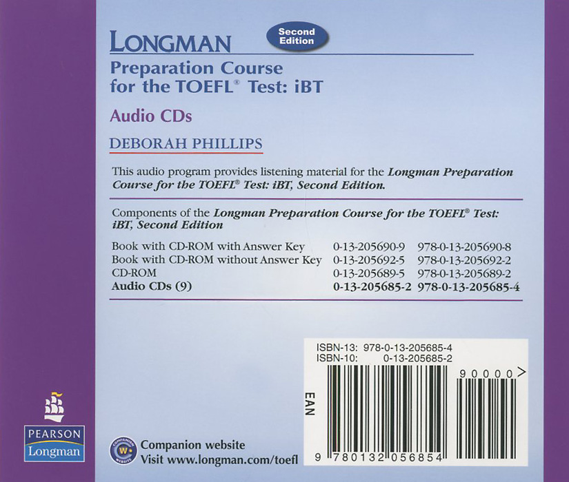 Longman Preparation Course for the TOEFL Test: IBT (  9 CD)